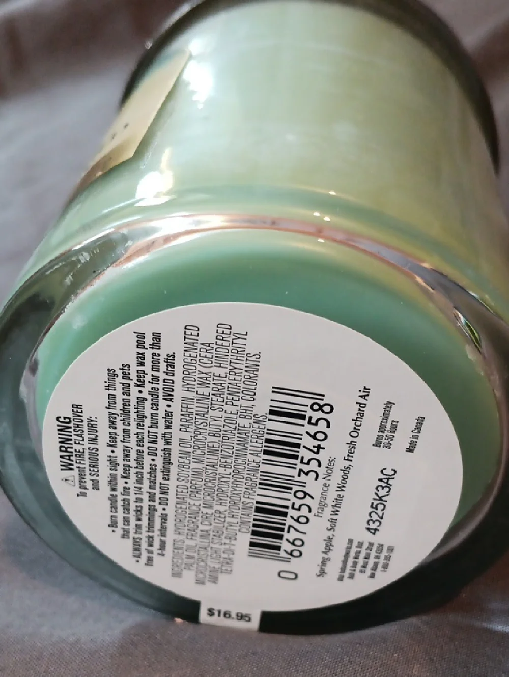 NWT Bath & Body Works Single Wick Blue Orchid Skies Candle - Picture 5 of 6